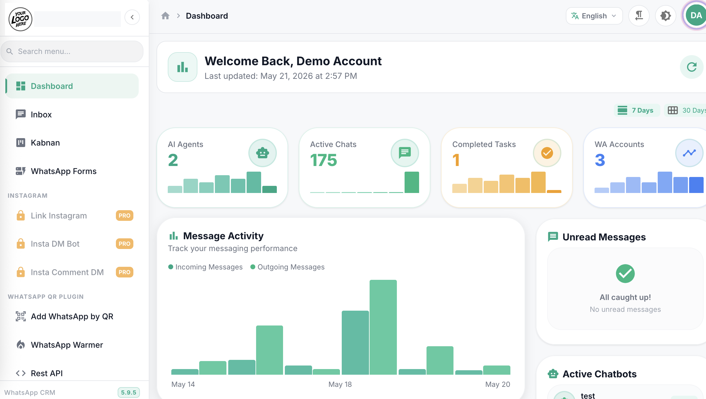 White Label Reseller Dashboard