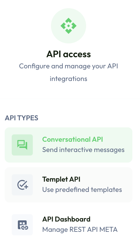 types of api